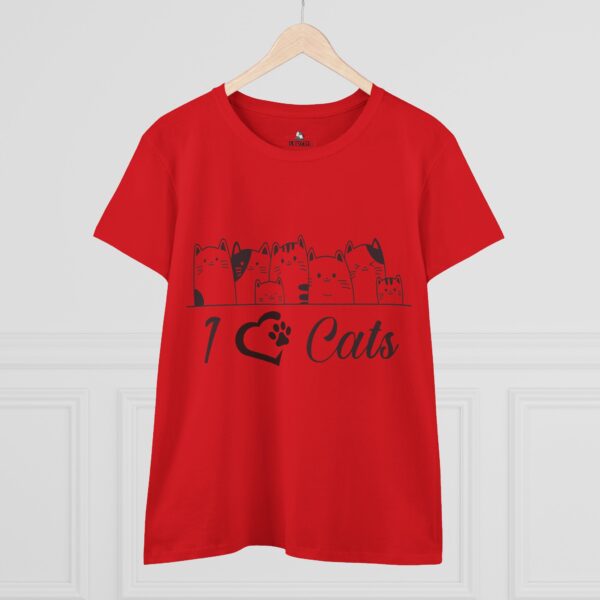 13403724749330974941_2048.jpeg I Love Cats Women's Midweight Cotton Tee