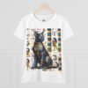 13413468393044214114_2048.jpeg Egyptian Cat Women's Midweight Cotton Tee - Bastet Godess