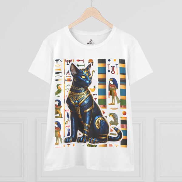 13413468393044214114_2048.jpeg Egyptian Cat Women's Midweight Cotton Tee - Bastet Godess