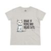 14106579690292036372_2048.jpeg Cat Lover Tee - Funny Women's Midweight Cotton T-Shirt