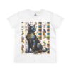 14452383506365519334_2048.jpeg Egyptian Cat Women's Midweight Cotton Tee - Bastet Godess