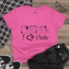 14541293644533694717_2048.jpeg I Love Cats Women's Midweight Cotton Tee