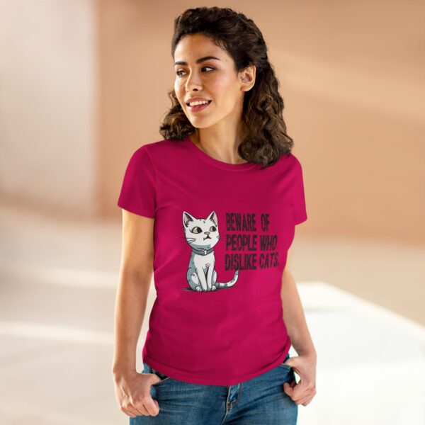 17836405386337955390_2048.jpeg Cat Lover Tee - Funny Women's Midweight Cotton T-Shirt