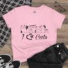 2039891516305484951_2048.jpeg I Love Cats Women's Midweight Cotton Tee