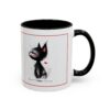 Charming Cat Coffee Mug - Heartfelt Design for Cat Lovers