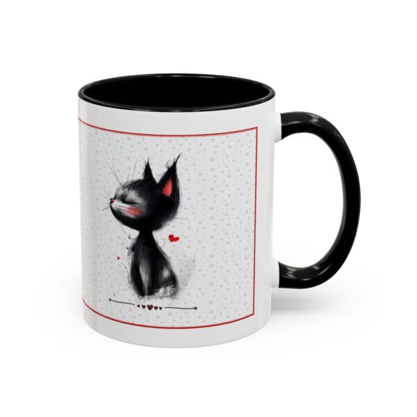 Charming Cat Coffee Mug - Heartfelt Design for Cat Lovers