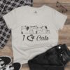 441367362812549640_2048.jpeg I Love Cats Women's Midweight Cotton Tee