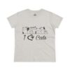 9010143228497370882_2048.jpeg I Love Cats Women's Midweight Cotton Tee