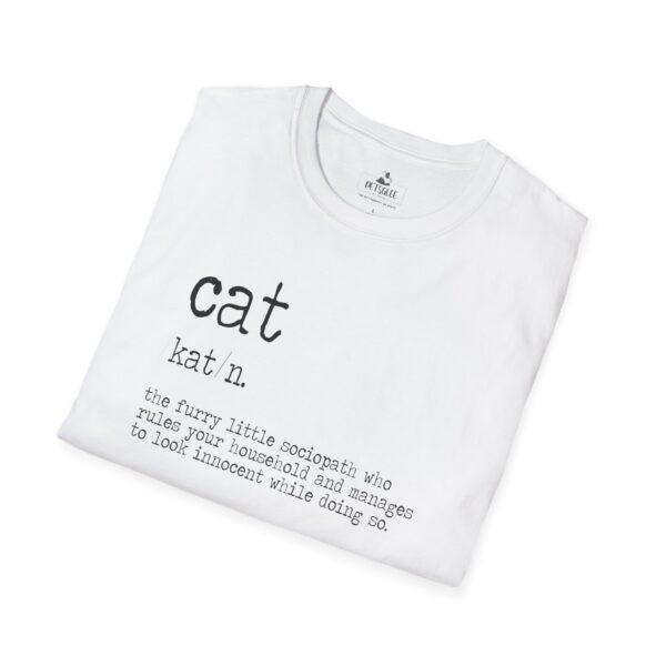 10987077860006188596_2048.jpeg Cute Cat Definition Tee, Unisex Softstyle T-Shirt, Gift for Cat Lovers, Animal Lover Apparel
