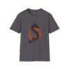11280539950252278400_2048.jpeg Dragon Fire Unisex T-Shirt Softstyle Tee, Gift for Gamers, Cool Graphic Tee, Casual Wear