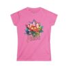 12077166712603985678_2048.jpeg Colorful Lotus Flower Peace Tee, Relaxed Women's T-Shirt, Spiritual Gift, Boho Style Tee, Yoga Apparel, Mindfulness Shirt