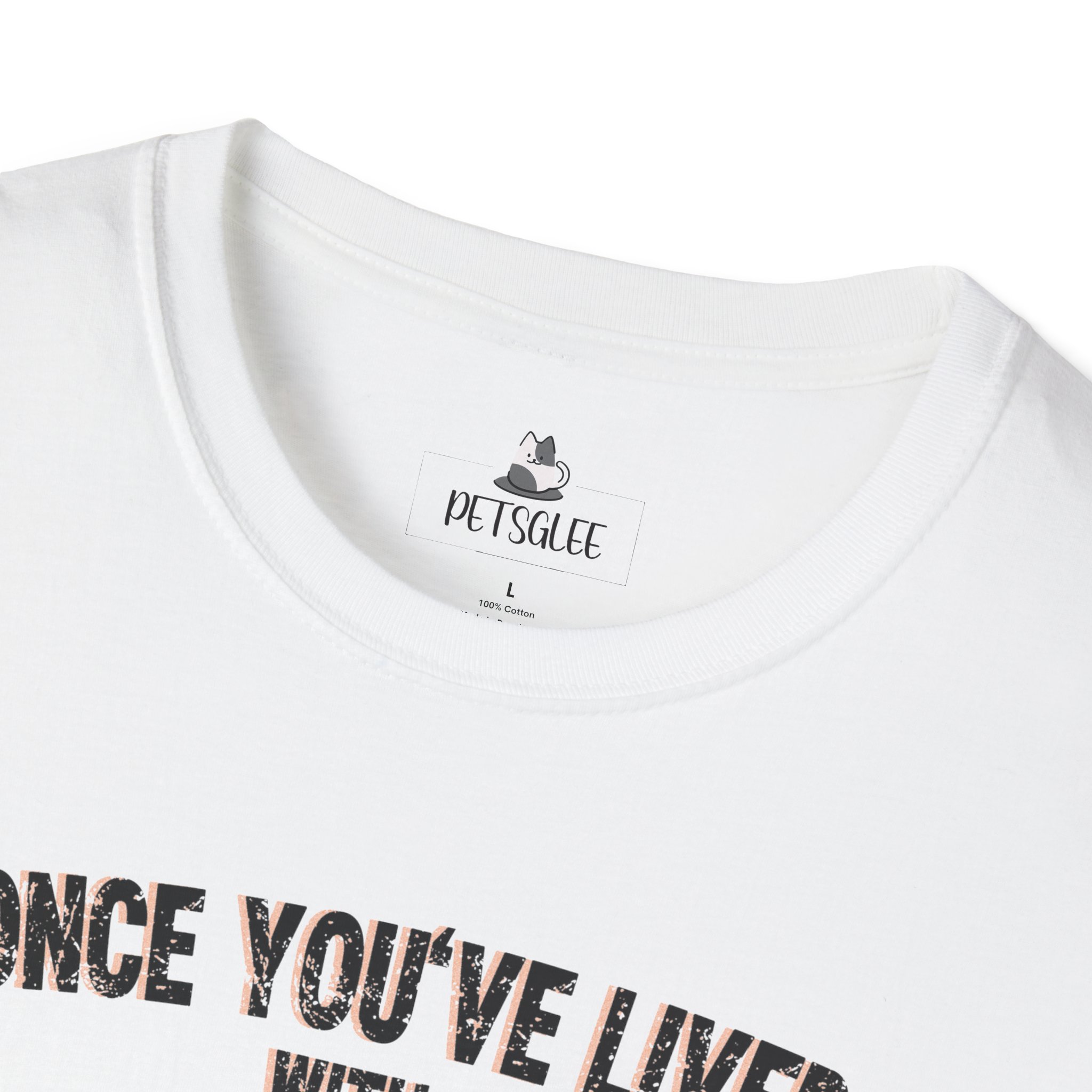 T-Shirt with Tuxedo Cat Design, Cat Lover Gift, Funny Pet Tee, Unisex Humor Shirt, Cat Owner Apparel. - Image 2