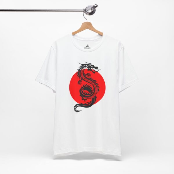 14326926465834753485_2048.jpeg Japanese Dragon Art Unisex Short Sleeve Tee
