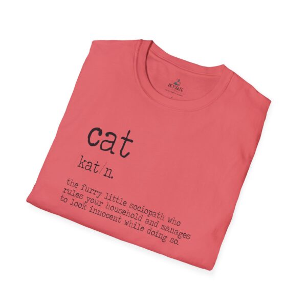 17842036532242135943_2048.jpeg Cute Cat Definition Tee, Unisex Softstyle T-Shirt, Gift for Cat Lovers, Animal Lover Apparel