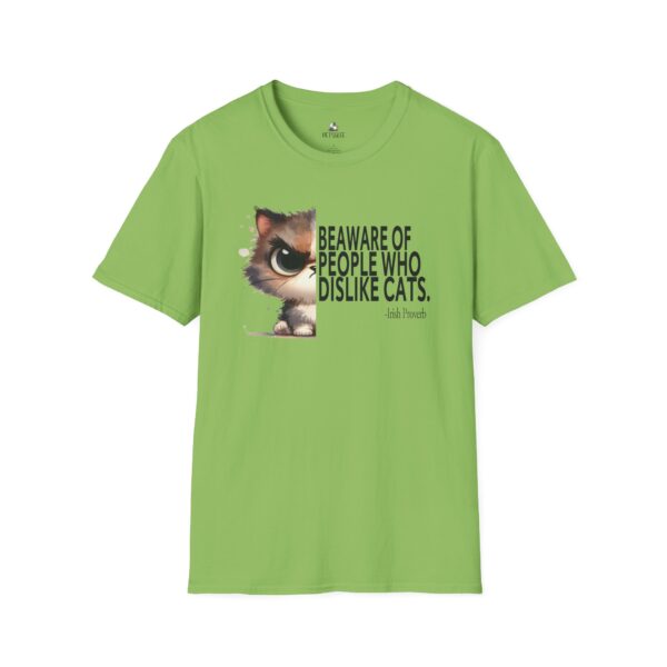 3502952316473090180_2048.jpeg Cute Cat Warning T-Shirt, Funny Cat Lover Gift, Unisex Tee, Pet Owner Apparel, Gift for Cat Moms and Dads