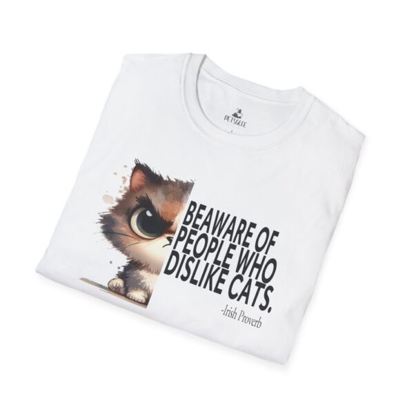 3504957697370188737_2048.jpeg Cute Cat Warning T-Shirt, Funny Cat Lover Gift, Unisex Tee, Pet Owner Apparel, Gift for Cat Moms and Dads