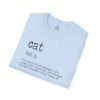 4067235531613830722_2048.jpeg Cute Cat Definition Tee, Unisex Softstyle T-Shirt, Gift for Cat Lovers, Animal Lover Apparel