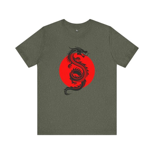 5159444530145192615_2048.jpeg Japanese Dragon Art Unisex Short Sleeve Tee