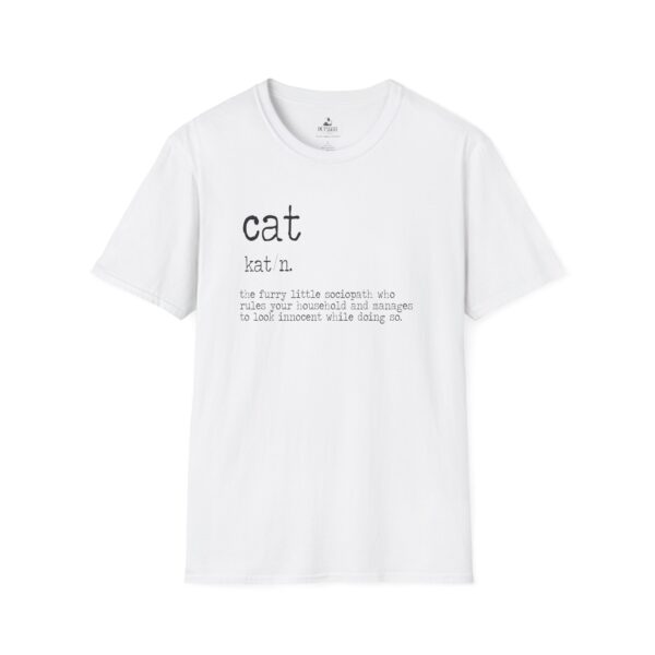 6130002913377341863_2048.jpeg Cute Cat Definition Tee, Unisex Softstyle T-Shirt, Gift for Cat Lovers, Animal Lover Apparel