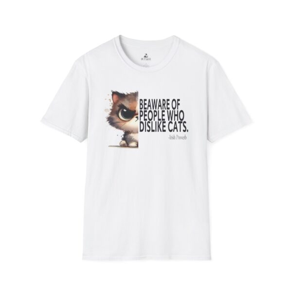 63984700612725074_2048.jpeg Cute Cat Warning T-Shirt, Funny Cat Lover Gift, Unisex Tee, Pet Owner Apparel, Gift for Cat Moms and Dads