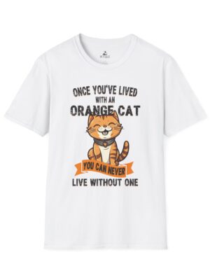 Funny Cat T-Shirt - Orange Cat Lover Gift, Pet Parent Tee, Cat Mom/Dad Apparel, Birthday Present, Animal Lover Shirt