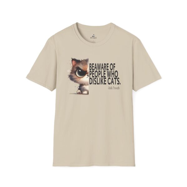 7406853904826103402_2048.jpeg Cute Cat Warning T-Shirt, Funny Cat Lover Gift, Unisex Tee, Pet Owner Apparel, Gift for Cat Moms and Dads