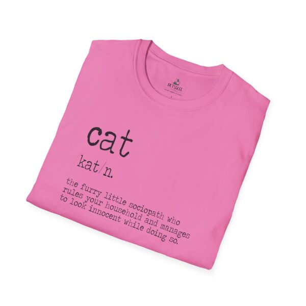 8197835423173120637_2048.jpeg Cute Cat Definition Tee, Unisex Softstyle T-Shirt, Gift for Cat Lovers, Animal Lover Apparel
