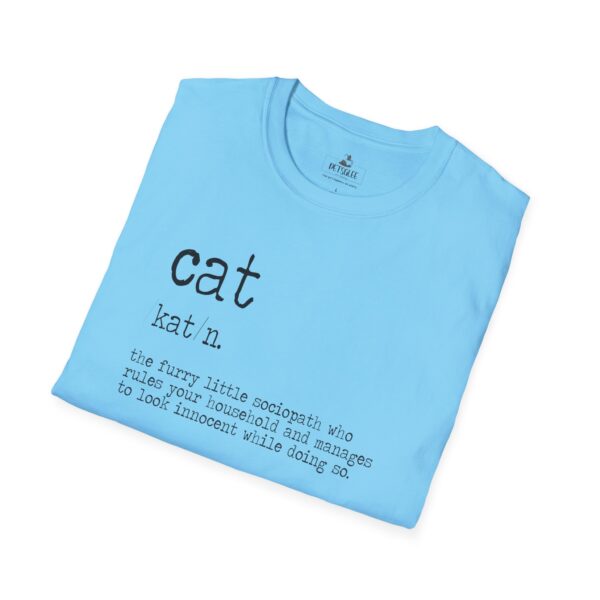 9354619770472857406_2048.jpeg Cute Cat Definition Tee, Unisex Softstyle T-Shirt, Gift for Cat Lovers, Animal Lover Apparel