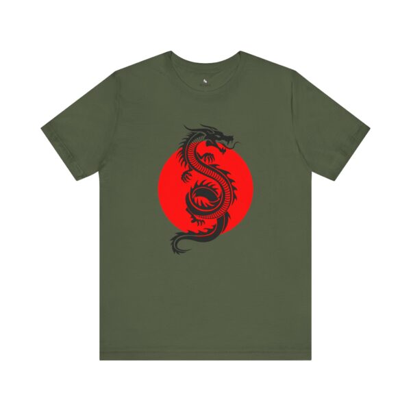 9495916672801639448_2048.jpeg Japanese Dragon Art Unisex Short Sleeve Tee