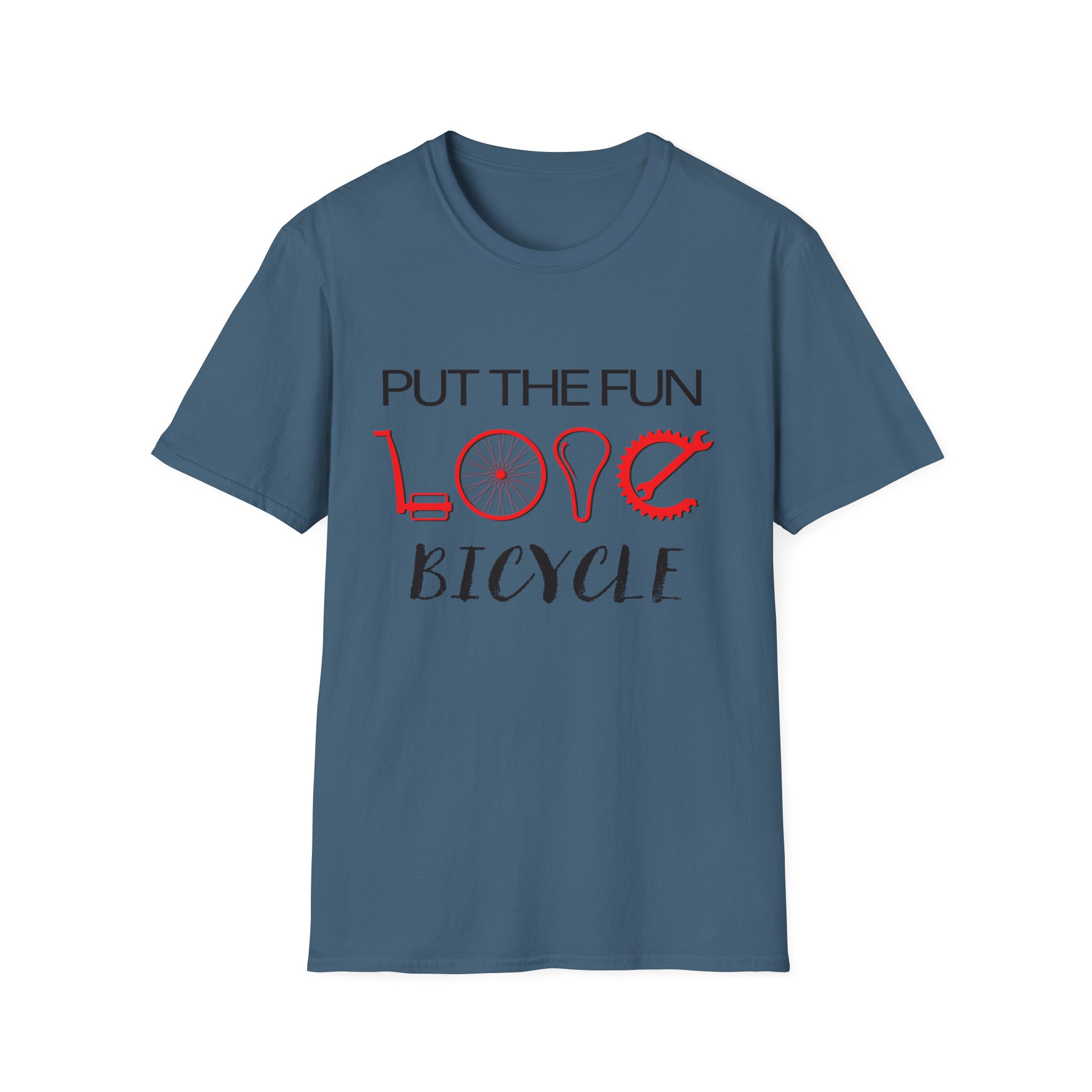 Fun Love Bicycle Unisex T-Shirt - Perfect for Cycling Enthusiasts, Gifts, Casual Wear, and Bike Lovers - Image 31