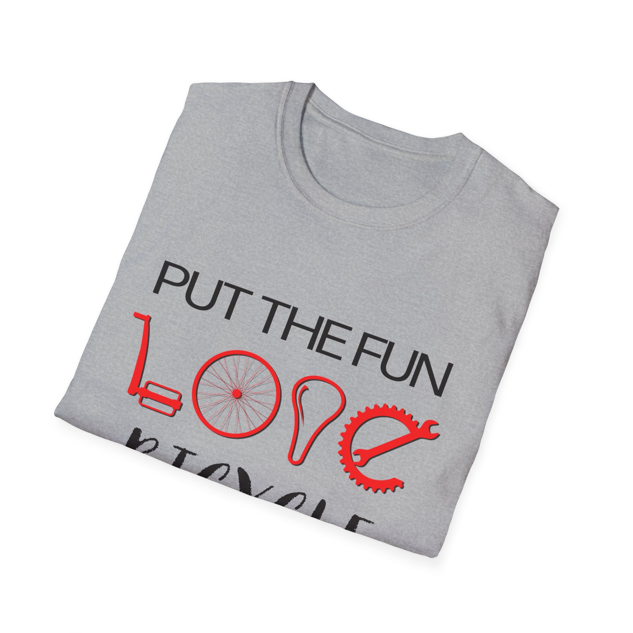 Fun Love Bicycle Unisex T-Shirt - Perfect for Cycling Enthusiasts, Gifts, Casual Wear, and Bike Lovers - Image 13