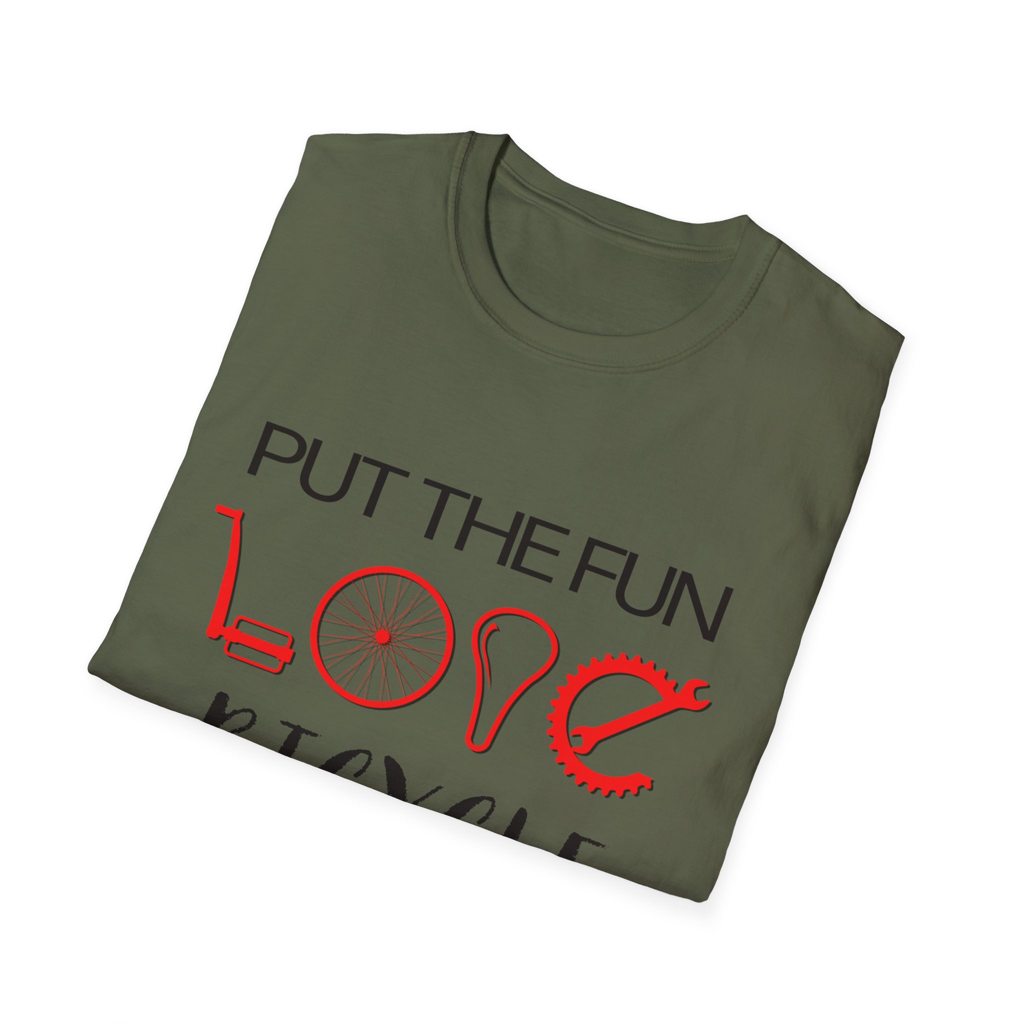 Fun Love Bicycle Unisex T-Shirt - Perfect for Cycling Enthusiasts, Gifts, Casual Wear, and Bike Lovers - Image 26