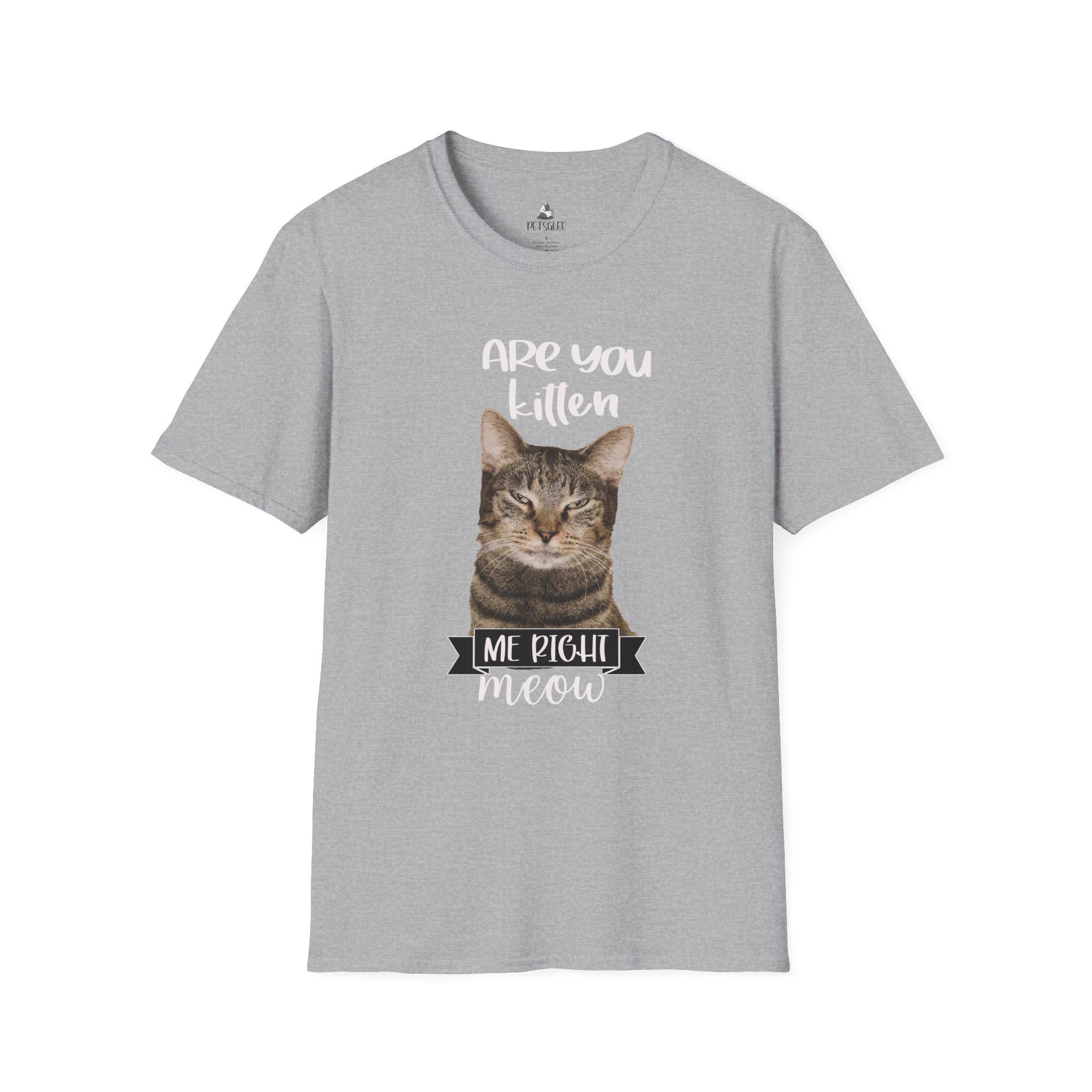 Cute Cat Humor Unisex T-Shirt Are You Kitten Me? Pet Lovers Gift, Funny Tee, Orange Cat Shirt, Birthday Gift, Casual Wear - Image 10