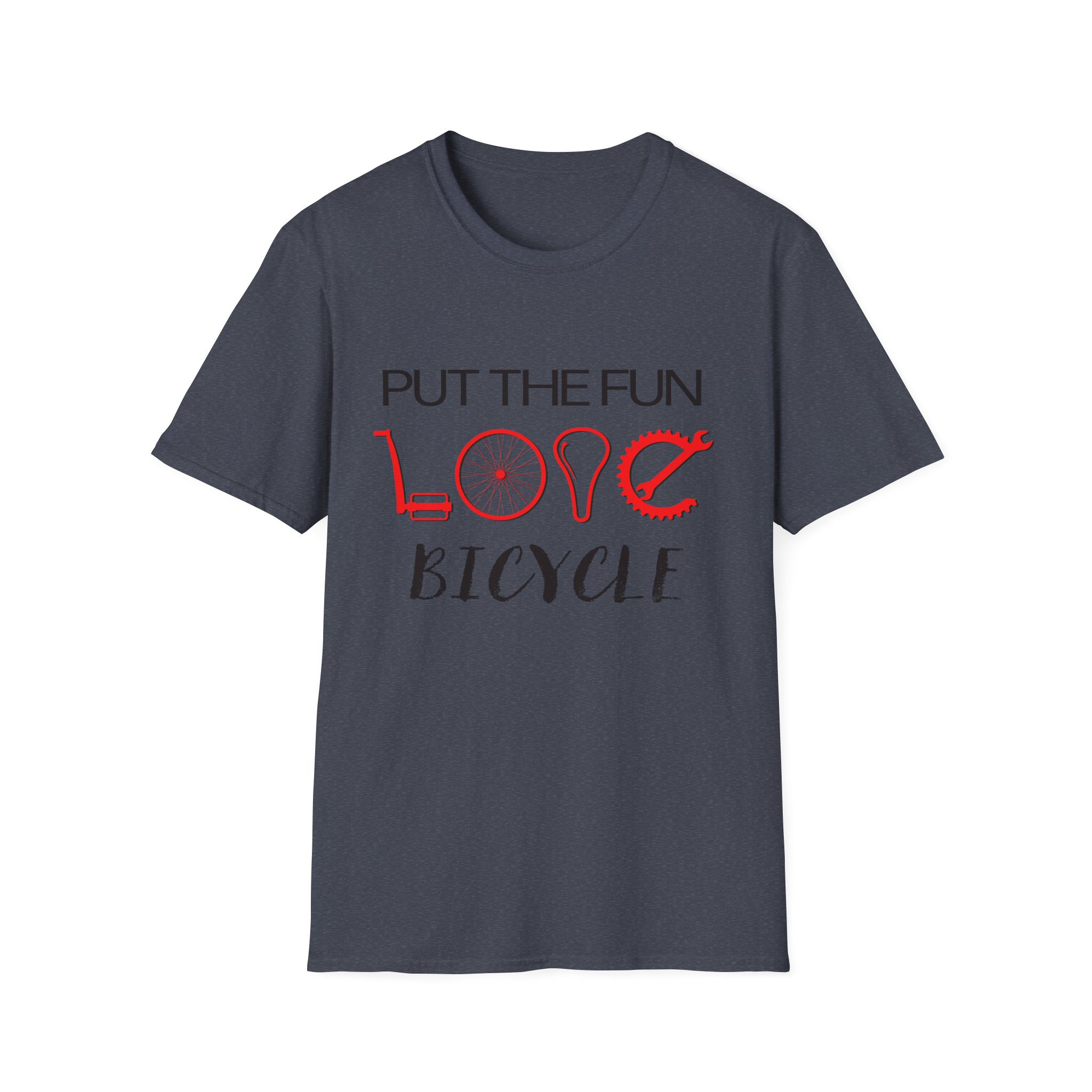 Fun Love Bicycle Unisex T-Shirt - Perfect for Cycling Enthusiasts, Gifts, Casual Wear, and Bike Lovers - Image 35
