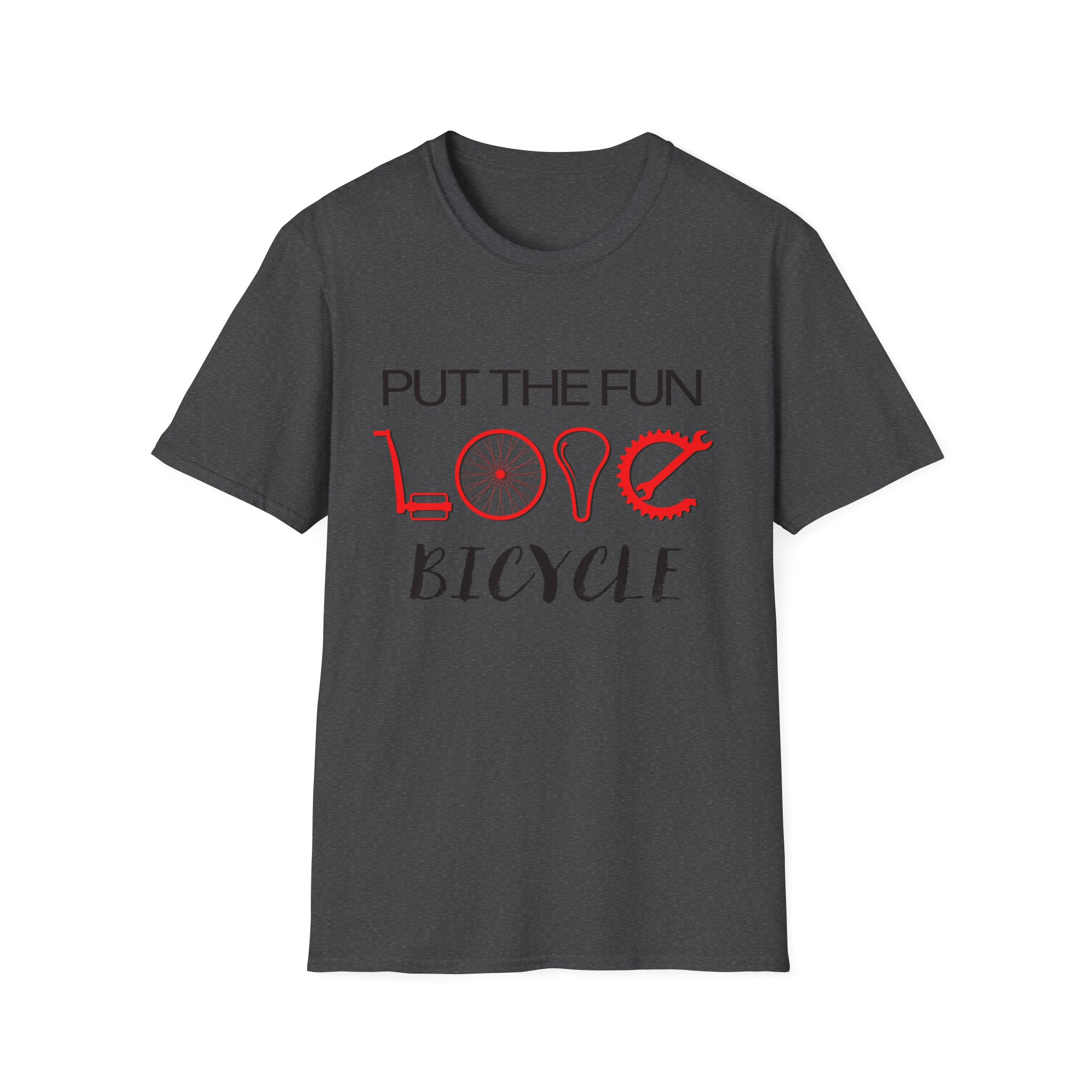Fun Love Bicycle Unisex T-Shirt - Perfect for Cycling Enthusiasts, Gifts, Casual Wear, and Bike Lovers - Image 27